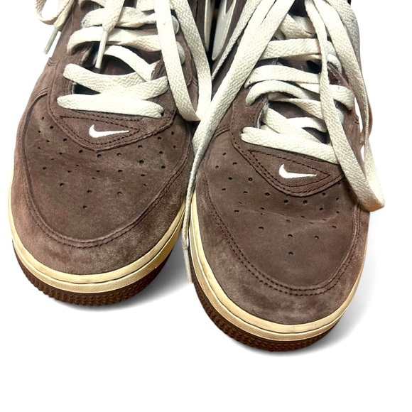 Nike AIr Force 1 Mid ‘07 QS Chocolate Brown suede men’s size 11 - Picture 7 of 10
